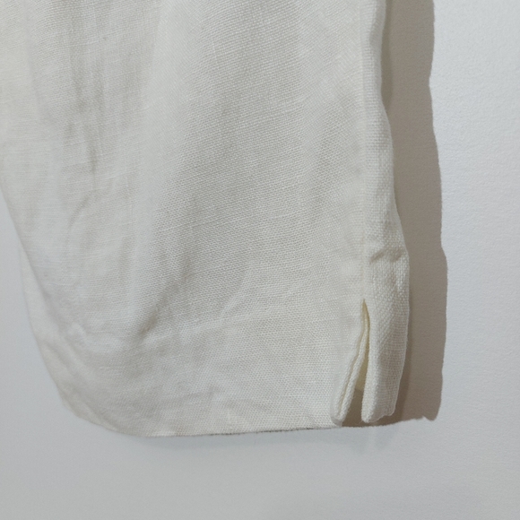 Laura Petites 100% Linen Capris - Picture 3 of 12